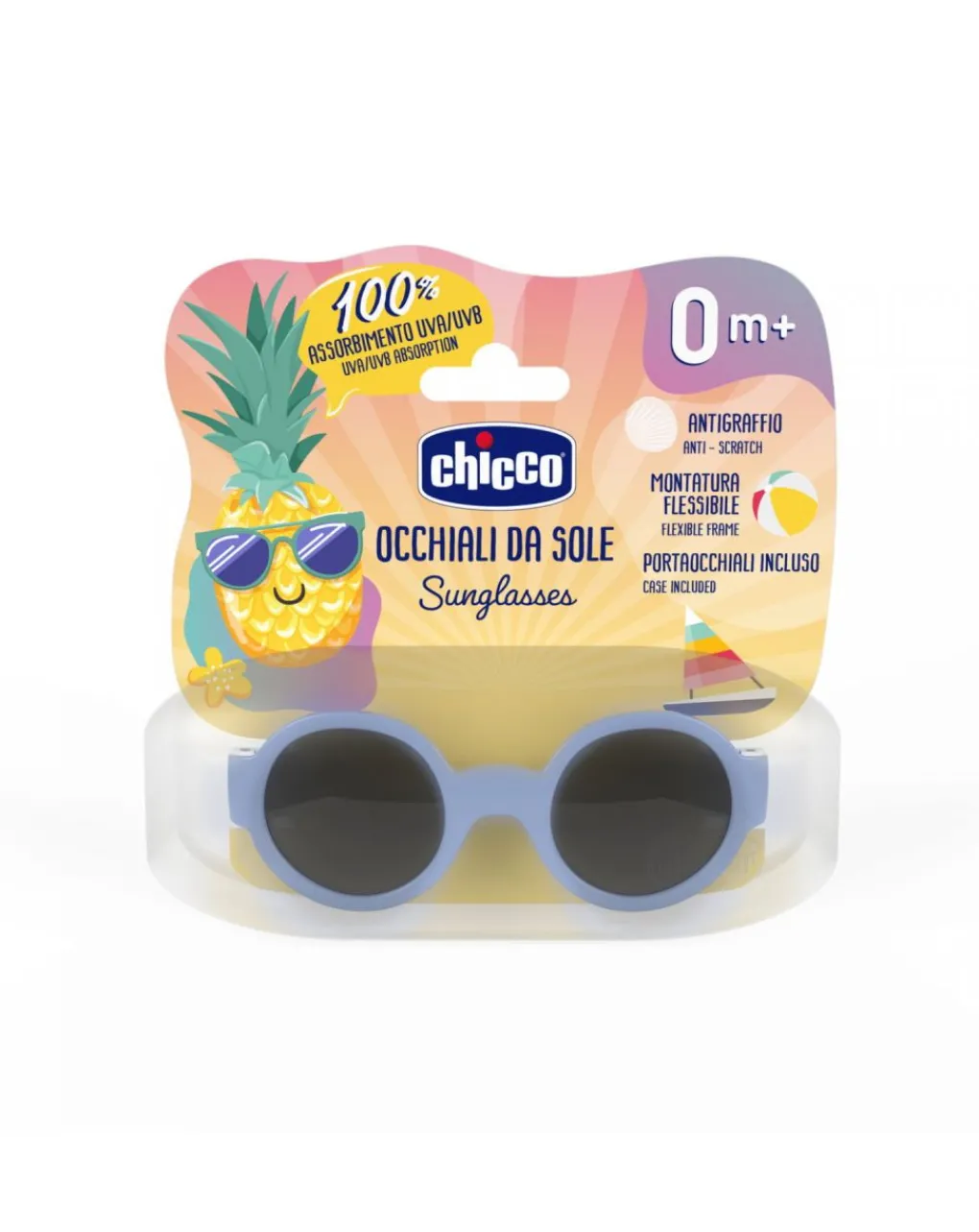 Chicco Accessori Neonato-Occhiali Da Sole 0M+ Azzurri -