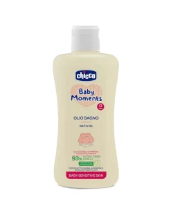 Chicco Creme Olii E Burrocacao-Olio Bagno Baby Moments Sensitive Skin