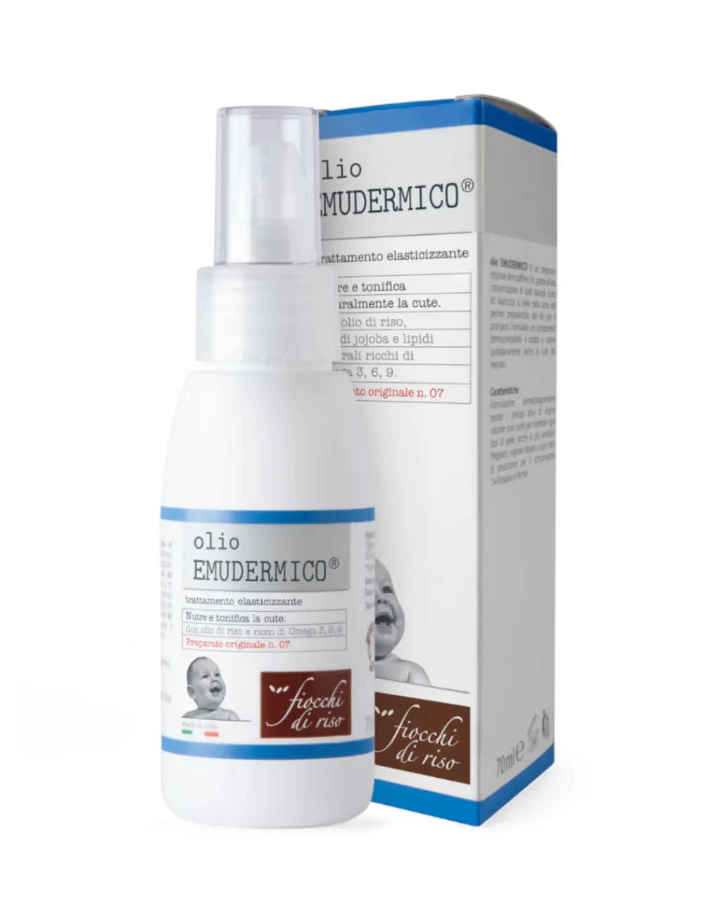 Fiocchi di Riso Creme Olii E Burrocacao-Olio Emudermico - 70 Ml
