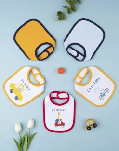 Prenatal Bavaglini-Pack 5 Bavaglini Boy