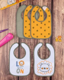 Prenatal Bavaglini-Pack 5 Bavaglini Spugna Bimbo