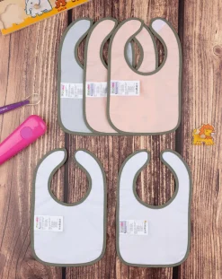 Prenatal Bavaglini-Pack 5 Bavaglini Spugna Bimbo