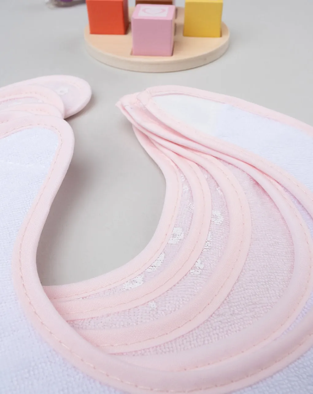 Prenatal Bavaglini-Pack 5 Bavaglioli In Spugna Plastificata