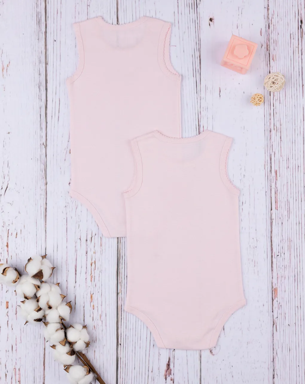 Prenatal Body Intimo E Calze-Pack 2 Body Bimba Rosa