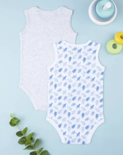 Prenatal Magliette E Body Intimi-Pack 2 Body Boy "Robot”