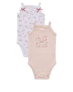 Prenatal Magliette E Body Intimi-Pack 2 Body Con Spalline Strette