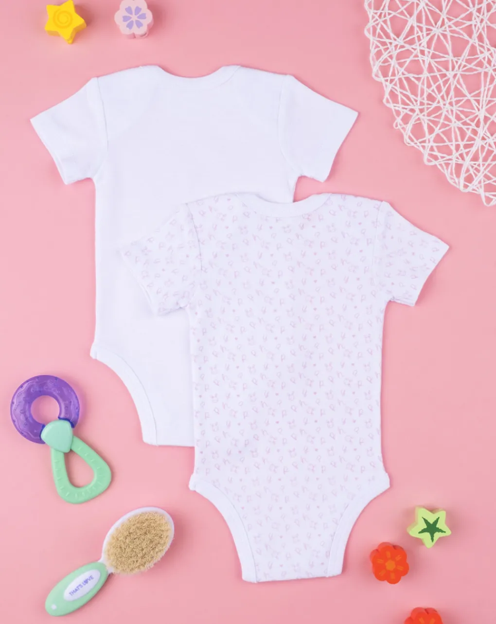 Prenatal Magliette E Body Intimi-Pack 2 Body Intimi Girl "Cats”