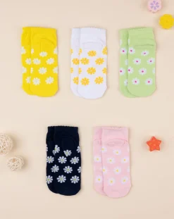 Prenatal Intimo E Calze-Pack 5 Calze Bambina Margherite