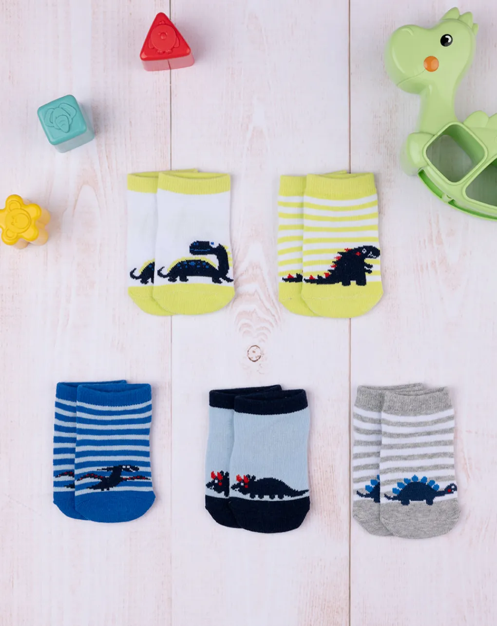 Prenatal Body Intimo E Calze-Pack 5 Calze Bimbo "Dino”