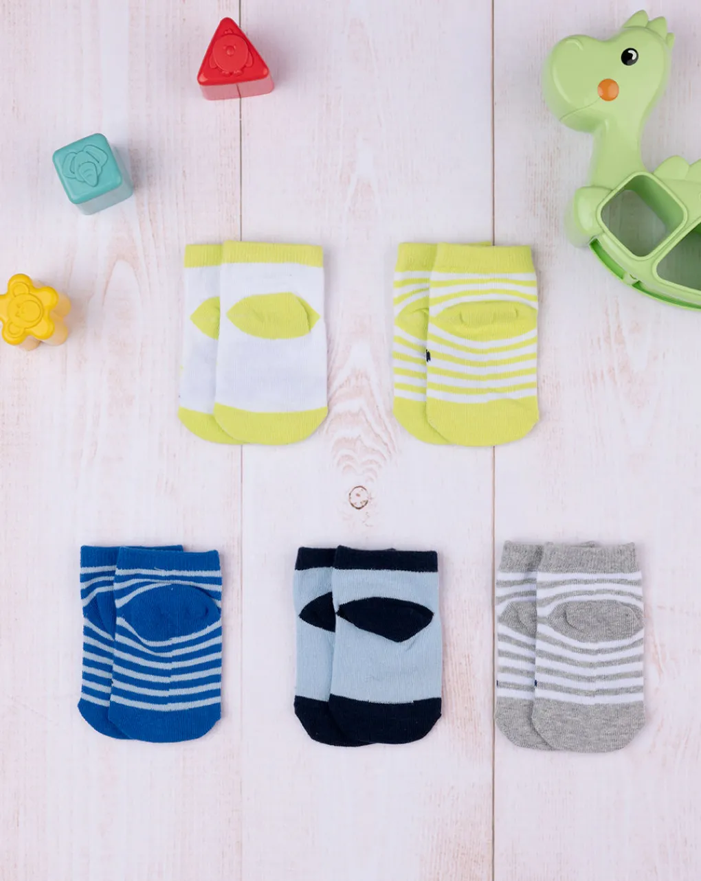 Prenatal Body Intimo E Calze-Pack 5 Calze Bimbo "Dino”