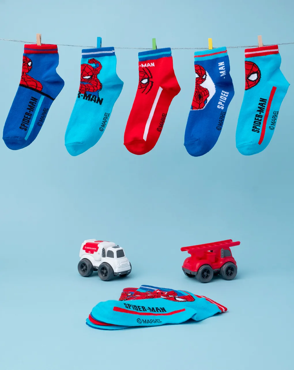 Prenatal Intimo E Calze-Pack 5 Calze Boy "Spiderman”