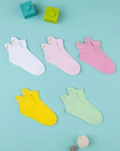 Prenatal Intimo E Calze-Pack 5 Calze Corte Bambina Frutta