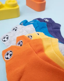 Prenatal Intimo E Calze-Pack 5 Calze Corte Bambino Tinta Unita