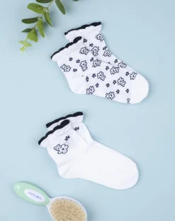 Prenatal Body Intimo E Calze-Pack 2 Calze Girl "Flower Blue”