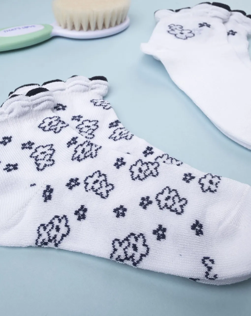 Prenatal Body Intimo E Calze-Pack 2 Calze Girl "Flower Blue”