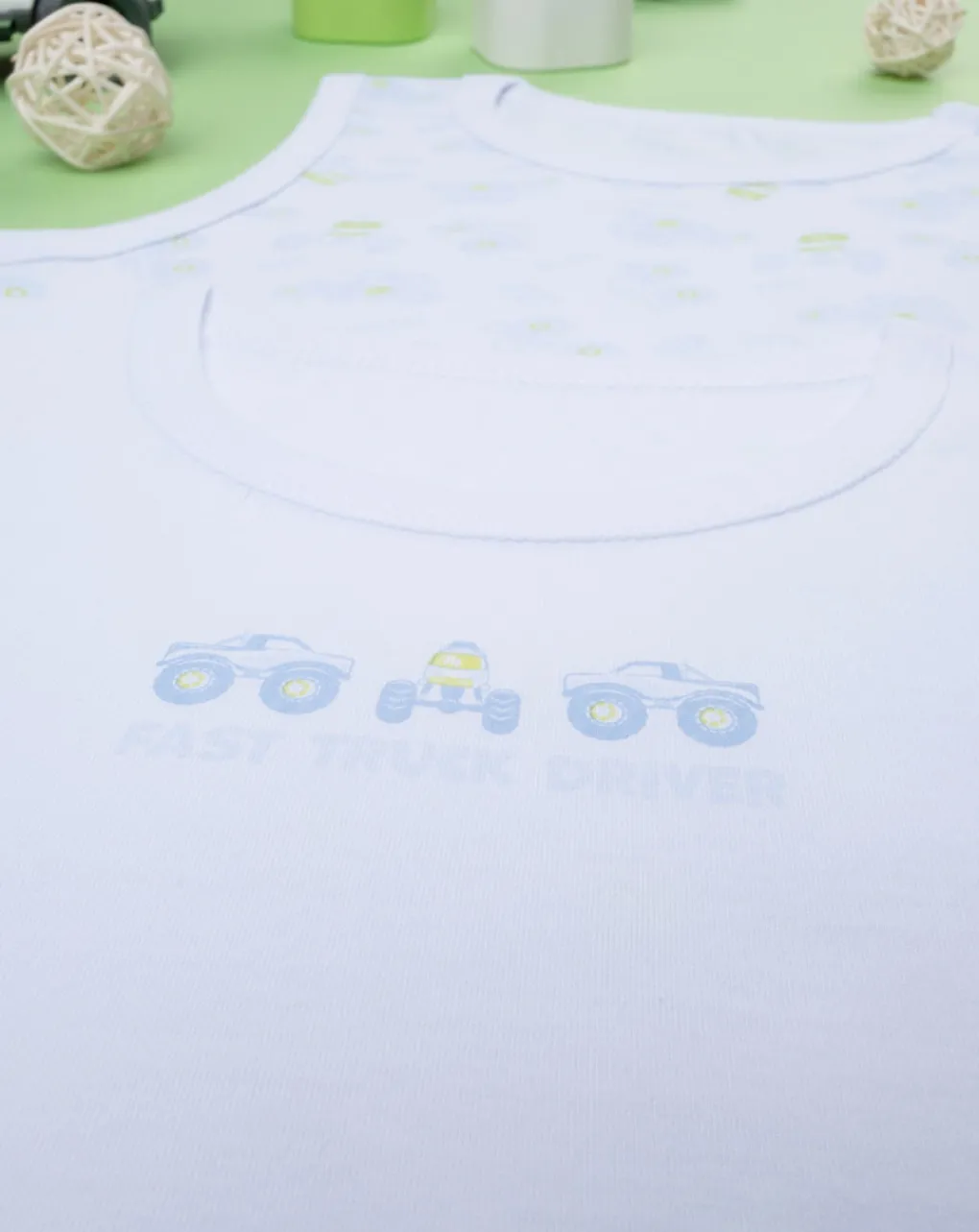 Prenatal Intimo E Calze-Pack 2 Canotte Bambino Jersey Stratch Oeko-Tex