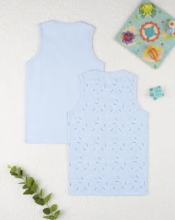 Prenatal Intimo E Calze-Pack 2 Canotte Boy "Shark”