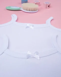 Prenatal Intimo E Calze-Pack 2 Canotte Intime Bambina A Spallina Stretta