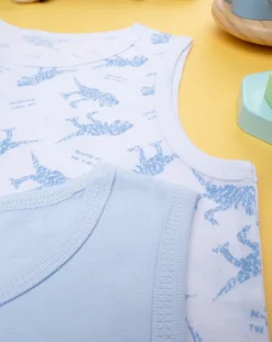 Prenatal Intimo E Calze-Pack 2 Canotte Jersey Bimbo