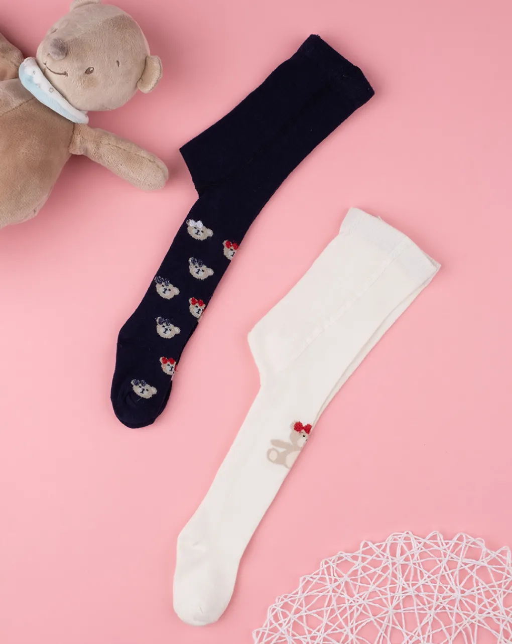 Prenatal Body Intimo E Calze-Pack 2 Collant Girl "Teddy”
