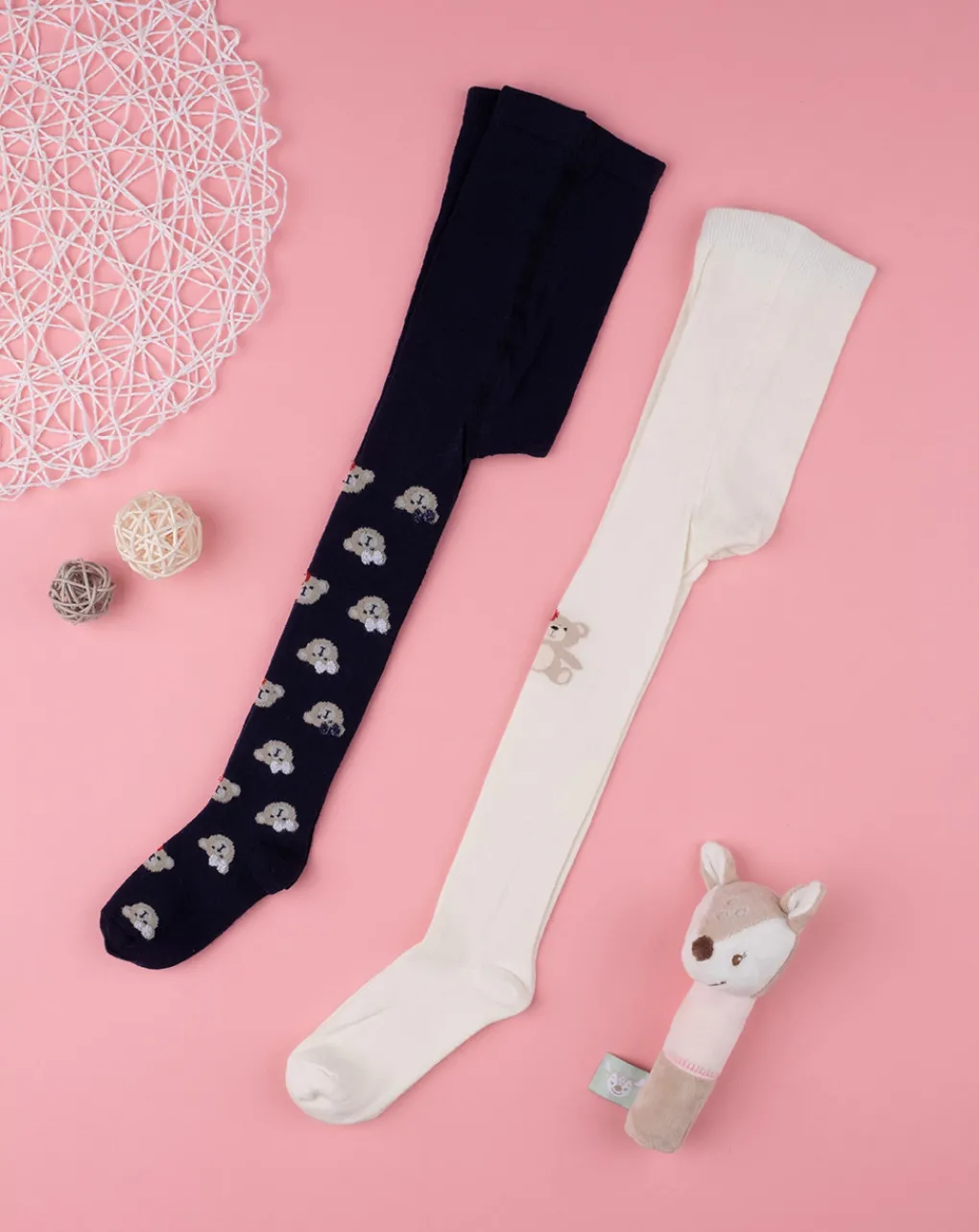 Prenatal Intimo E Calze-Pack 2 Collant Girl "Teddy”