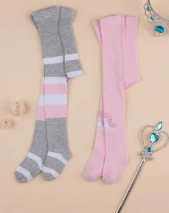 Prenatal Body Intimo E Calze-Pack 2 Collant Girl "Unicorno”