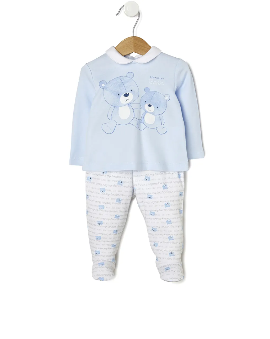 Prenatal Abiti Completi E Tutine-Pack 2 Completi Azzurri Con Orsetti