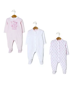 Prenatal Abiti Completi E Tutine-Pack 3 Pezzi Tutine In Ciniglia