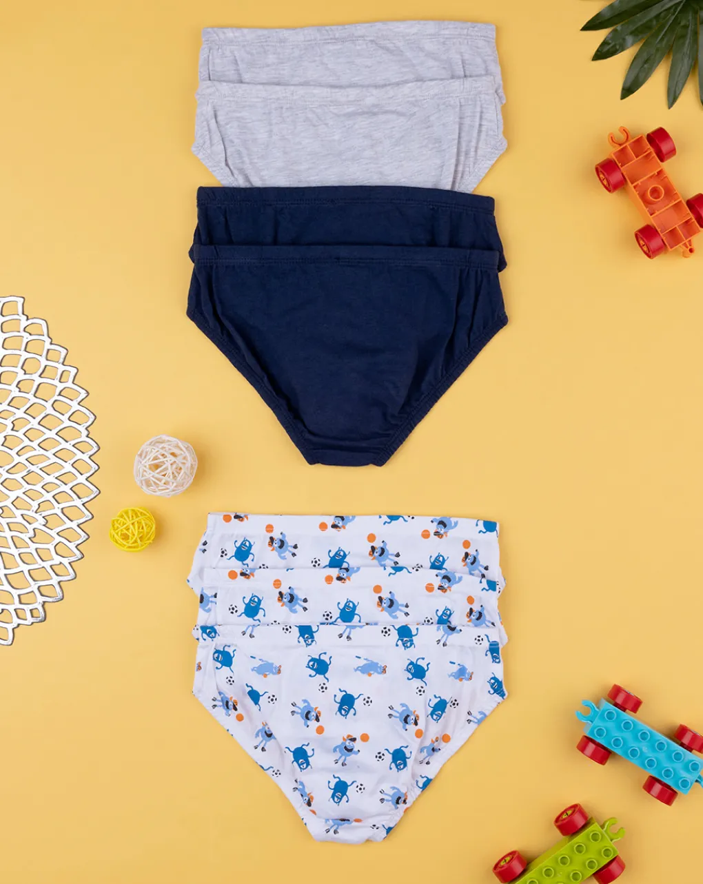 Prenatal Intimo E Calze-Pack 7 Slip Bambino Jersey
