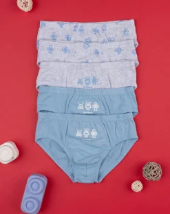 Prenatal Intimo E Calze-Pack 5 Slip Jersey Bimbo