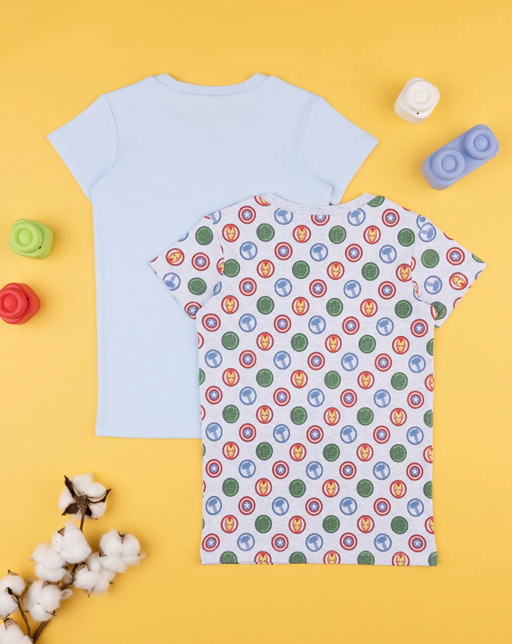 Prenatal Intimo E Calze-Pack 2 T-Shirt Bimbo "Avangers”