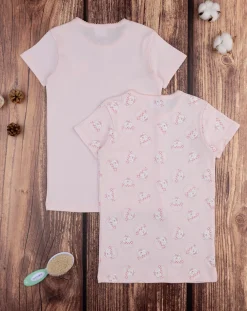Prenatal Intimo E Calze-Pack 2 T-Shirt Costina Bimba Rosa