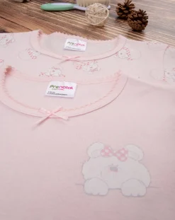Prenatal Intimo E Calze-Pack 2 T-Shirt Costina Bimba Rosa
