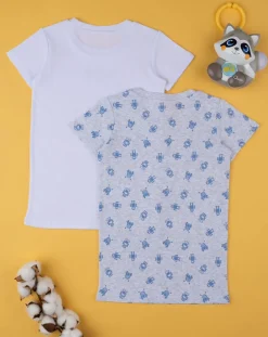 Prenatal Intimo E Calze-Pack 2 T-Shirt Intime Boy "Robot”