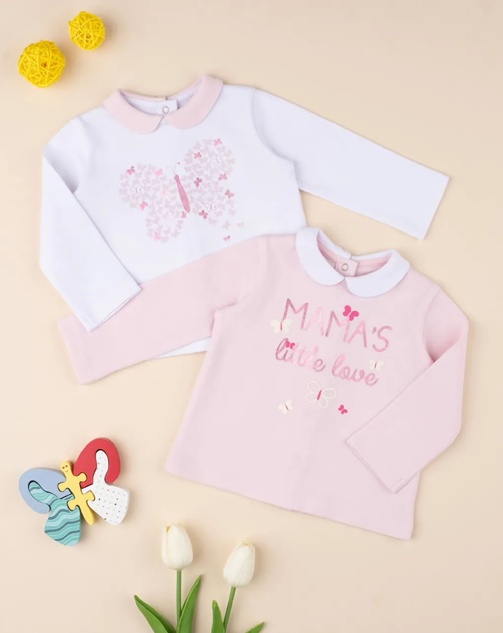 Prenatal Magliette-Pack 2 T-Shirt "Little Love”