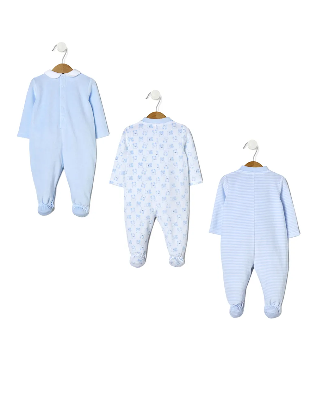 Prenatal Abiti Completi E Tutine-Pack 3 Tutine In Ciniglia