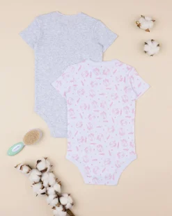 Prenatal Body Intimo E Calze-Pack Due Body Mezze Maniche Bimba