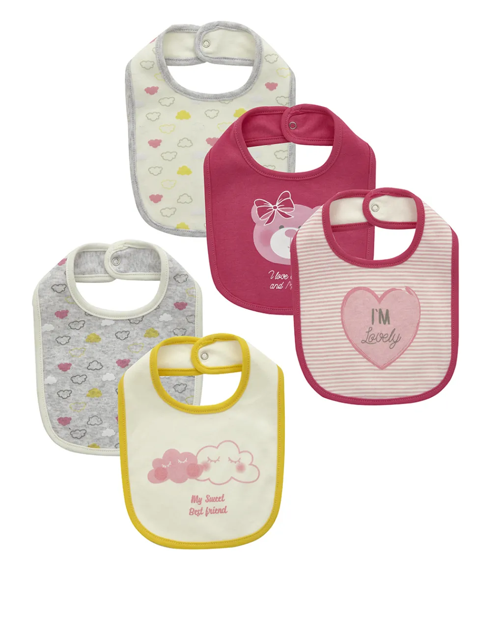 Prenatal Bavaglini-Pack X5 Bavaglini Interlock