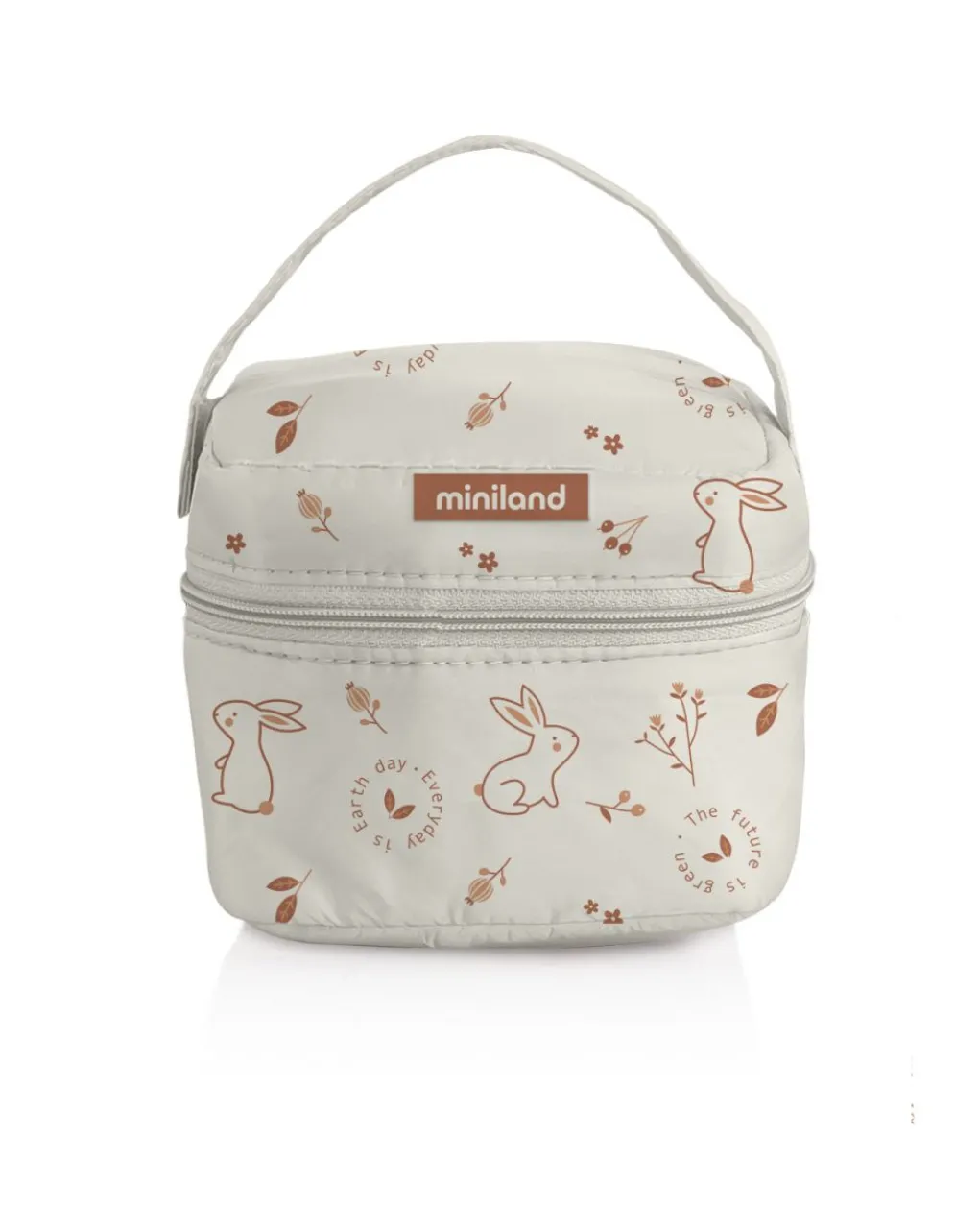Miniland Thermos E Contenitori Pappa-Pack-2-Go Natursquare Bunny