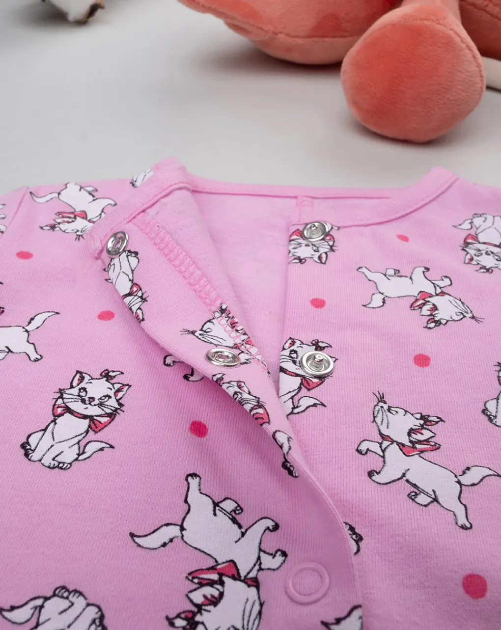 Prenatal Abiti Completi E Tutine-Pagliaccetto Bimba "Gatti” Rosa