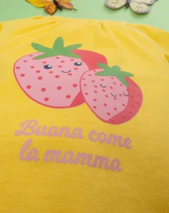Prenatal Abiti Completi E Tutine-Pagliaccetto Bimba Jersey Giallo