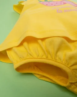 Prenatal Abiti Completi E Tutine-Pagliaccetto Bimba Jersey Giallo