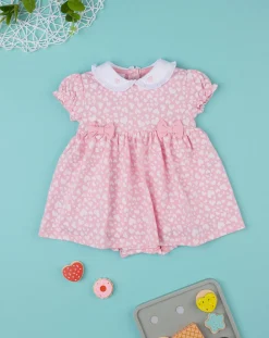 Prenatal Abiti Completi E Tutine-Pagliaccetto Bimba Jersey A Fiori