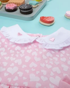 Prenatal Abiti Completi E Tutine-Pagliaccetto Bimba Jersey A Fiori