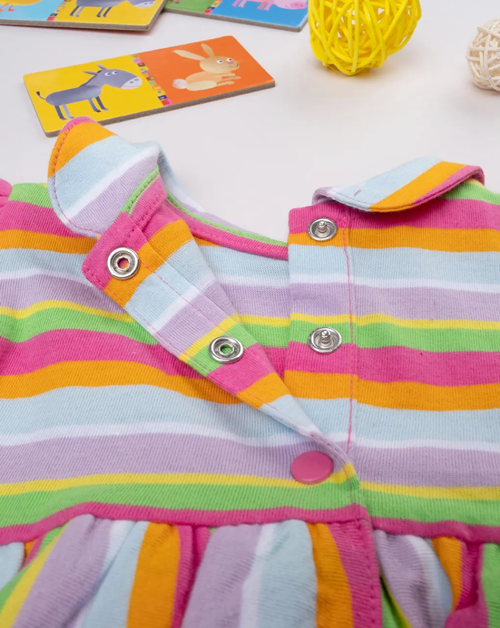 Prenatal Abiti Completi E Tutine-Pagliaccetto Jersey Bimba Multicolor