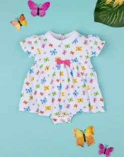 Prenatal Abiti Completi E Tutine-Pagliaccetto Jersey Bimba "Farfalle”