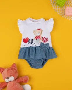 Prenatal Abiti Completi E Tutine-Pagliaccetto Jersey Bimba Con Gonna