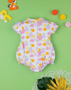 Prenatal Abiti Completi E Tutine-Pagliaccetto Jersey Bimba "Fiori”