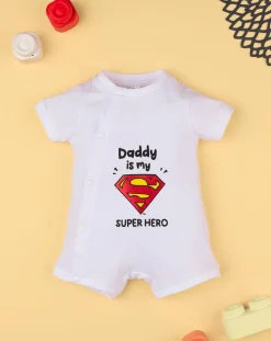 Prenatal Abiti Completi E Tutine-Pagliaccetto Jersey Bimbo "Superhero”