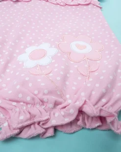Prenatal Abiti Completi E Tutine-Pagliaccetto Neonata Floreale Rosa E Bianco